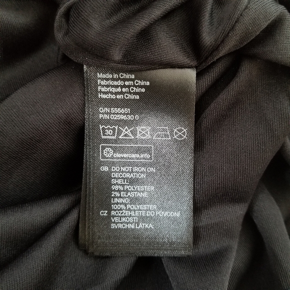 H&M Black Strapless Dress - Picture 5 of 5